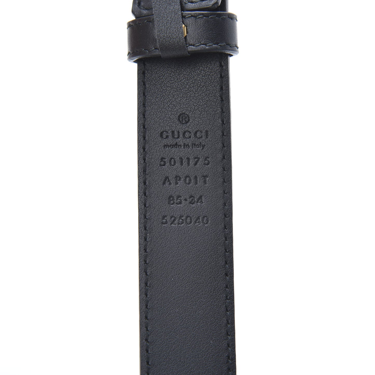 Calfskin Crystal Double G 30mm Belt 85 34 Black