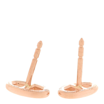 Hermes 18K Rose Gold TPM Farandole Stud Earrings 7 of 8