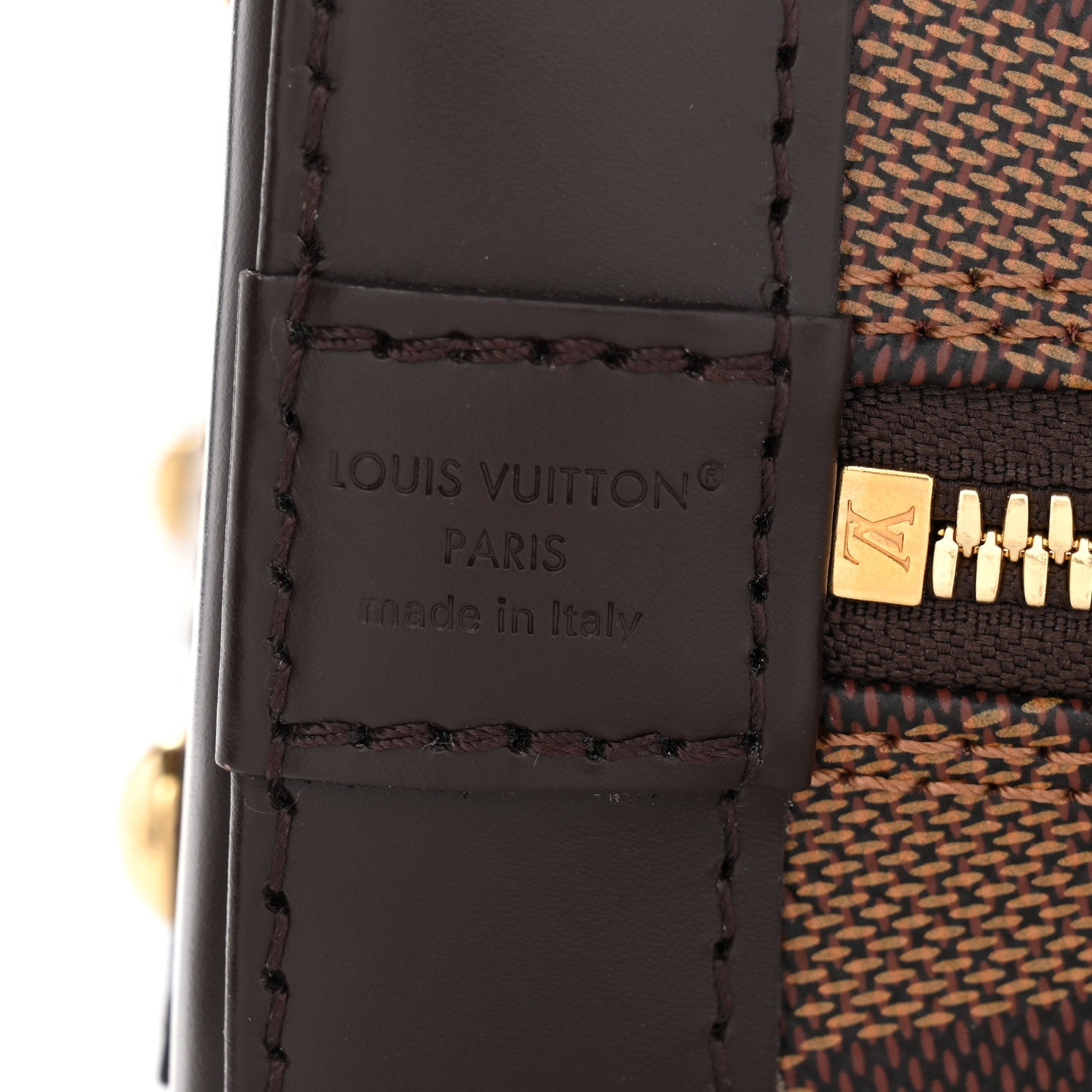 Louis Vuitton Damier Ebene Alma BB 7 of 10
