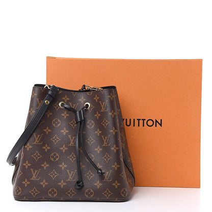 Louis Vuitton Monogram Neonoe MM Black 9 of 9