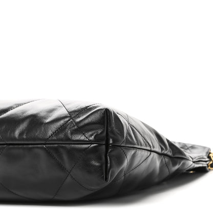 Chanel Shiny Calfskin Quilted Small Chanel 22 Black 11 of 11