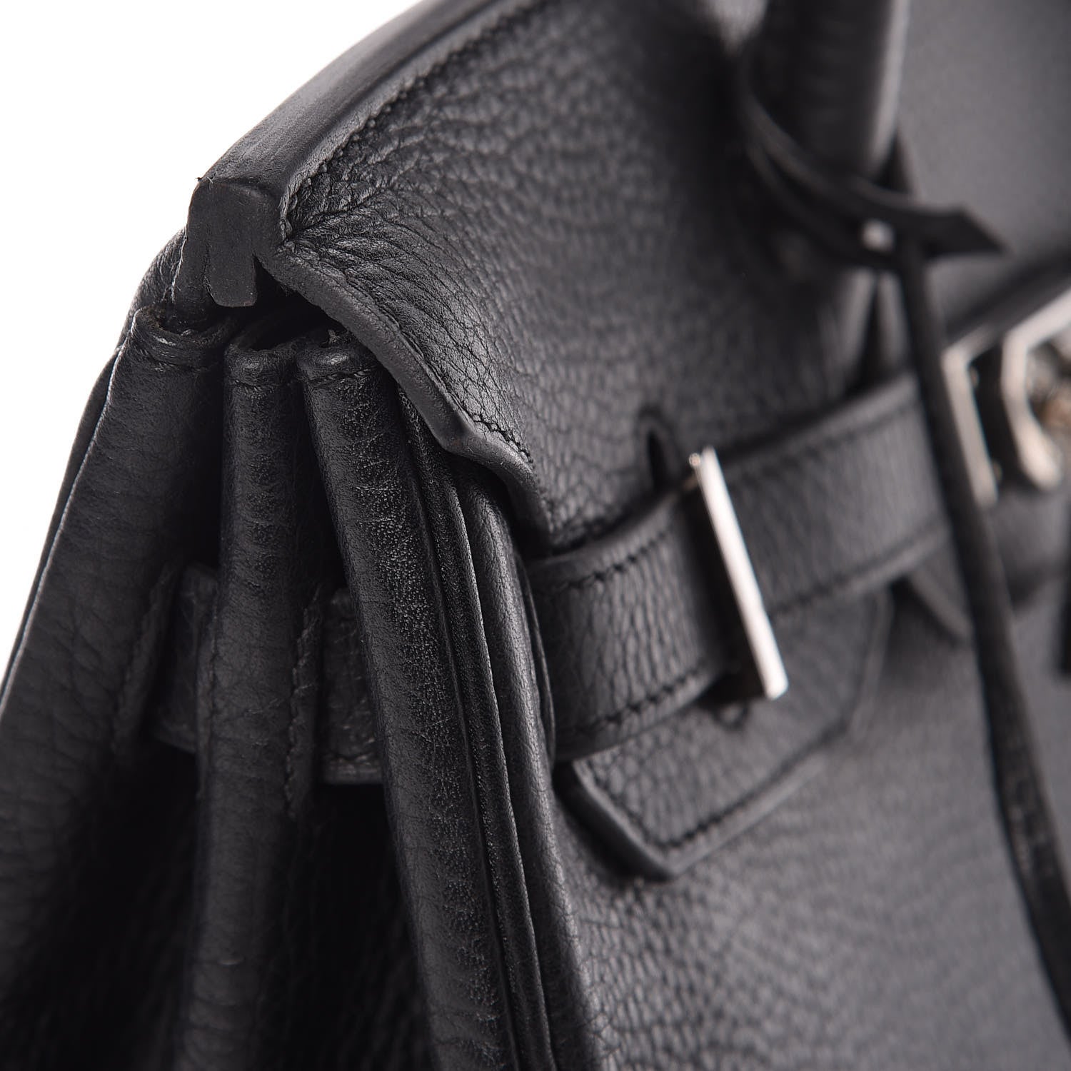 Hermes Taurillon Clemence Birkin 30 Black 14 of 20