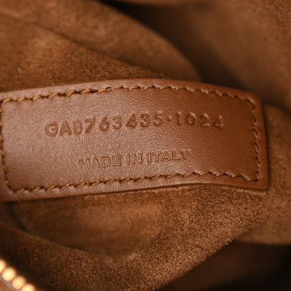 Saint Laurent Suede Le 5 A 7 Bea Tote Caramel Cognac 7 of 10