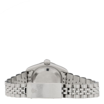 Rolex Stainless Steel 18K White Gold Diamond 26mm Oyster Perpetual Datejust Watch Silver 69174 3 of 4