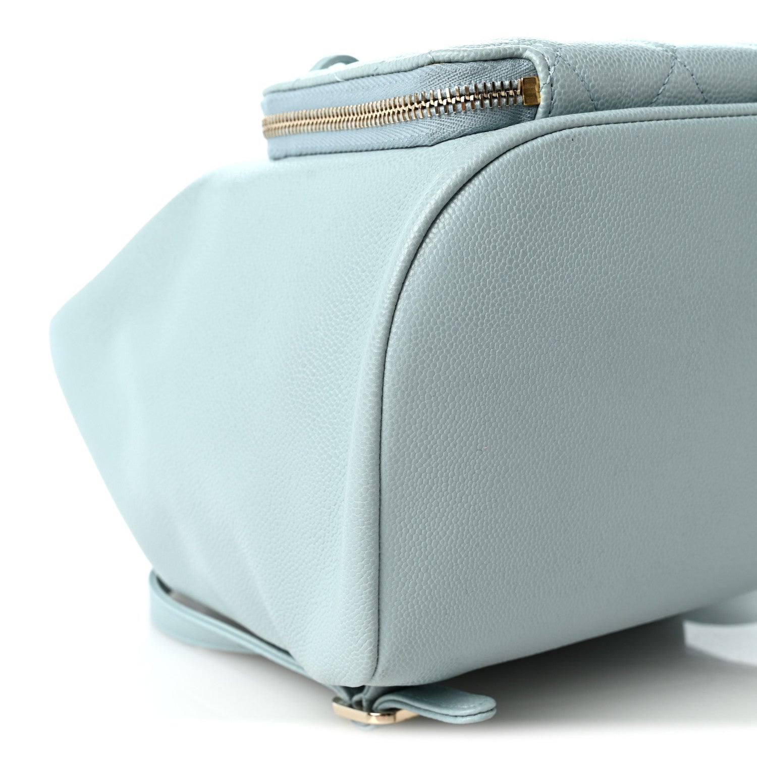 Chanel Caviar Quilted Business Affinity Backpack Light Blue 9 of 10