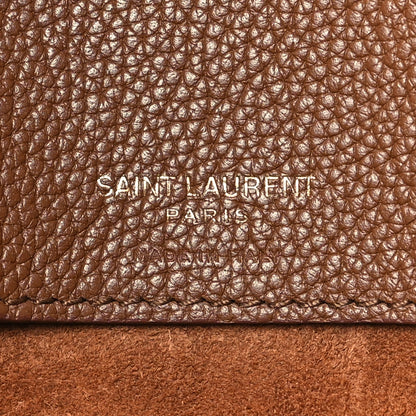 Saint Laurent Grained Calfskin Large Thin Sac De Jour Toasted Brown 7 of 12