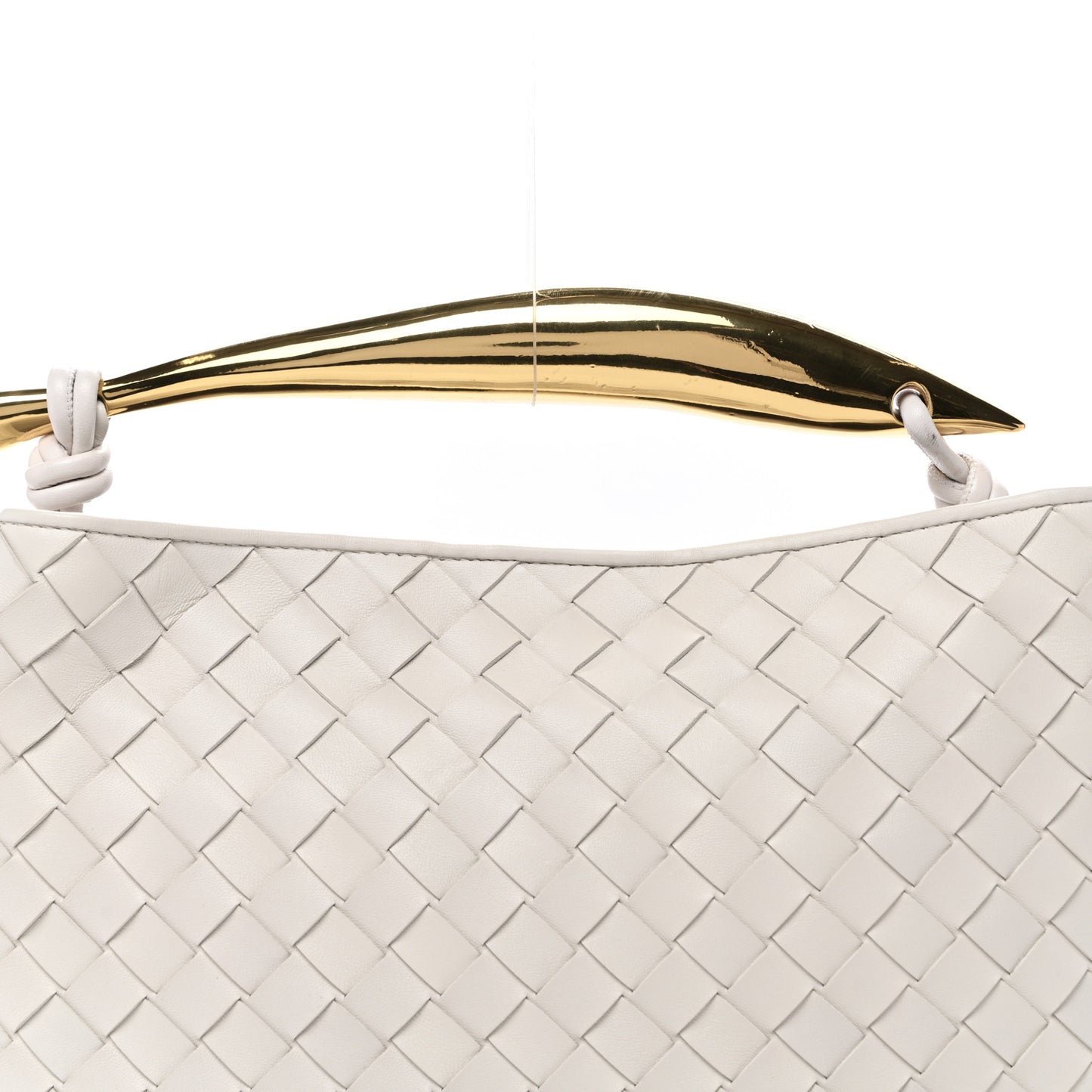 Nappa Intrecciato Sardine Bag Chalk