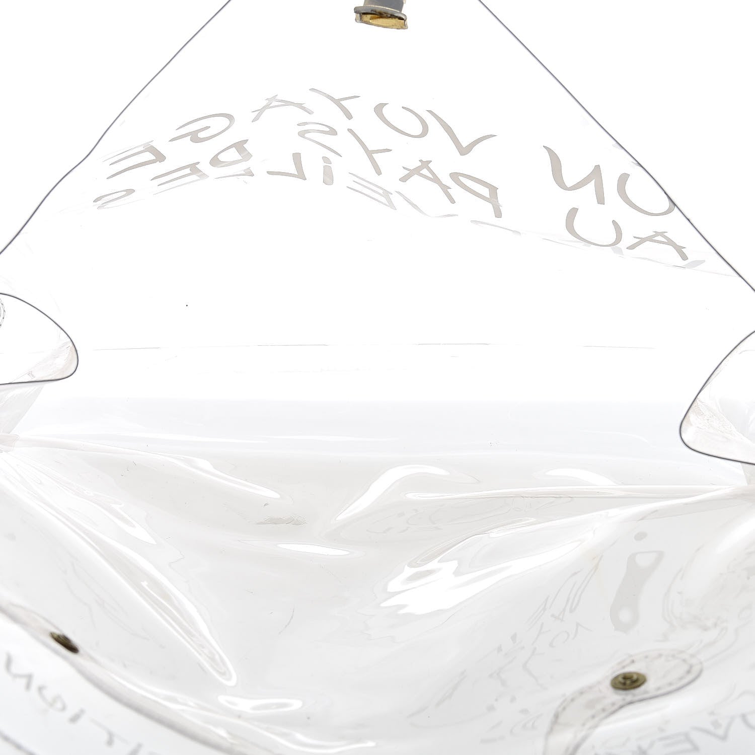 Hermes Vinyl Souvenir De L'Exposition Kelly Transparent 5 of 16
