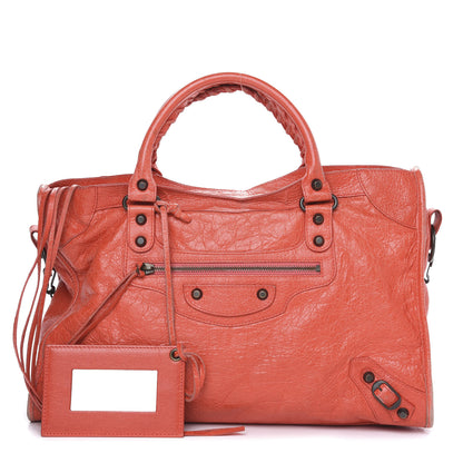 Balenciaga Agneau Classic Hardware City Rose Corail 1 of 16