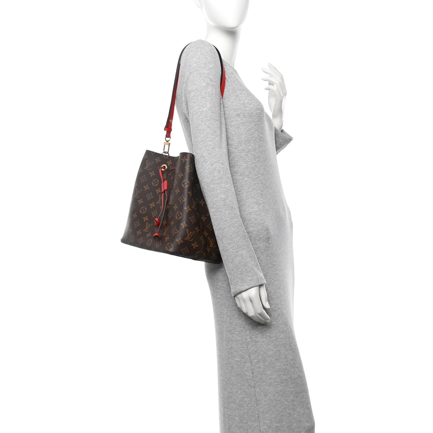 Louis Vuitton Monogram Neonoe MM Coquelicot 2 of 10