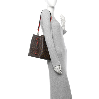 Louis Vuitton Monogram Neonoe MM Coquelicot 2 of 10