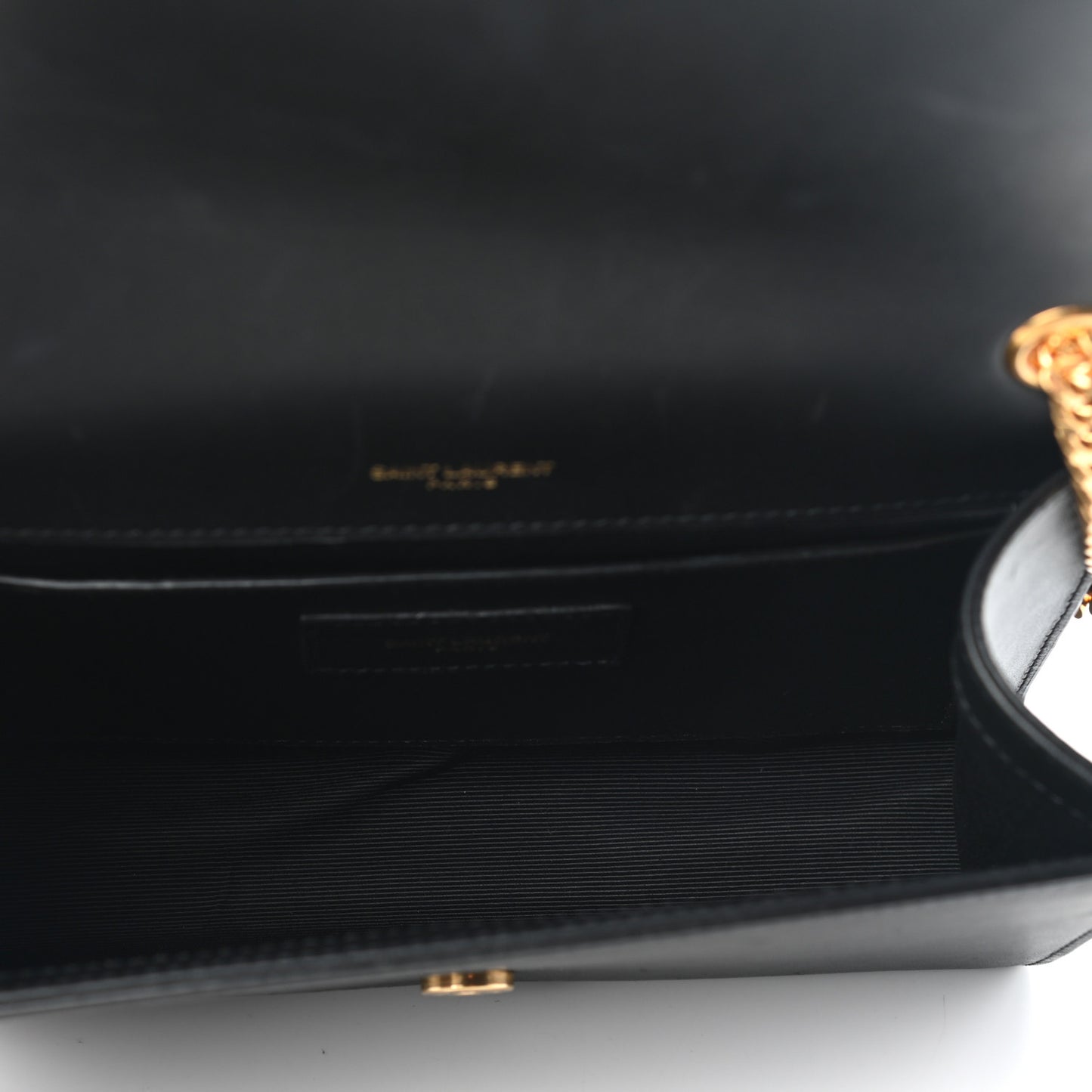 Calfskin Small Monogram Kate Satchel Black