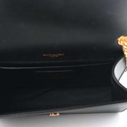 Saint Laurent Calfskin Small Monogram Kate Satchel Black 5 of 9