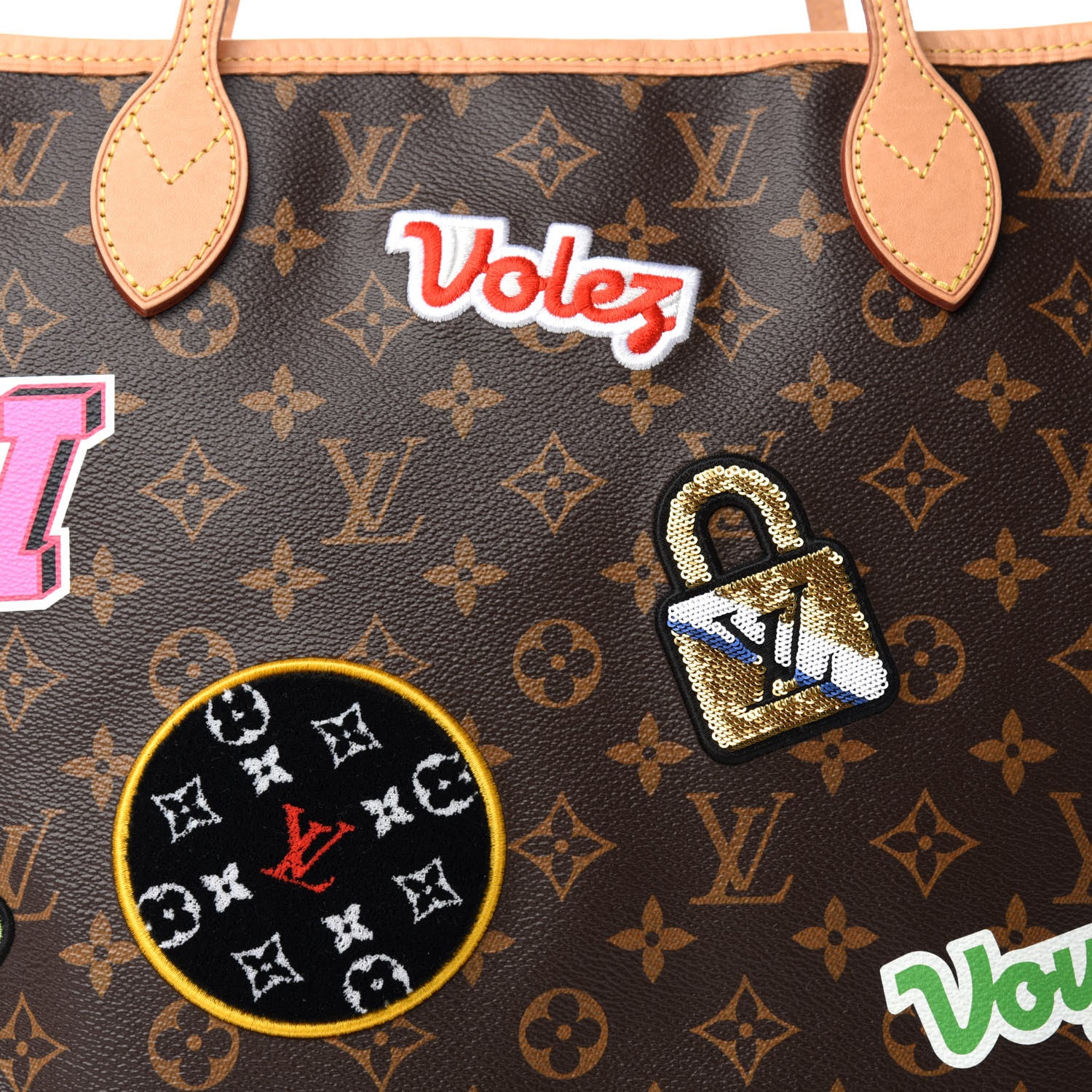 Louis Vuitton Monogram Travel Stickers Neverfull MM 10 of 10