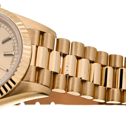 Rolex 18K Yellow Gold 26mm Oyster Perpetual Datejust President Watch Champagne 69178 5 of 5