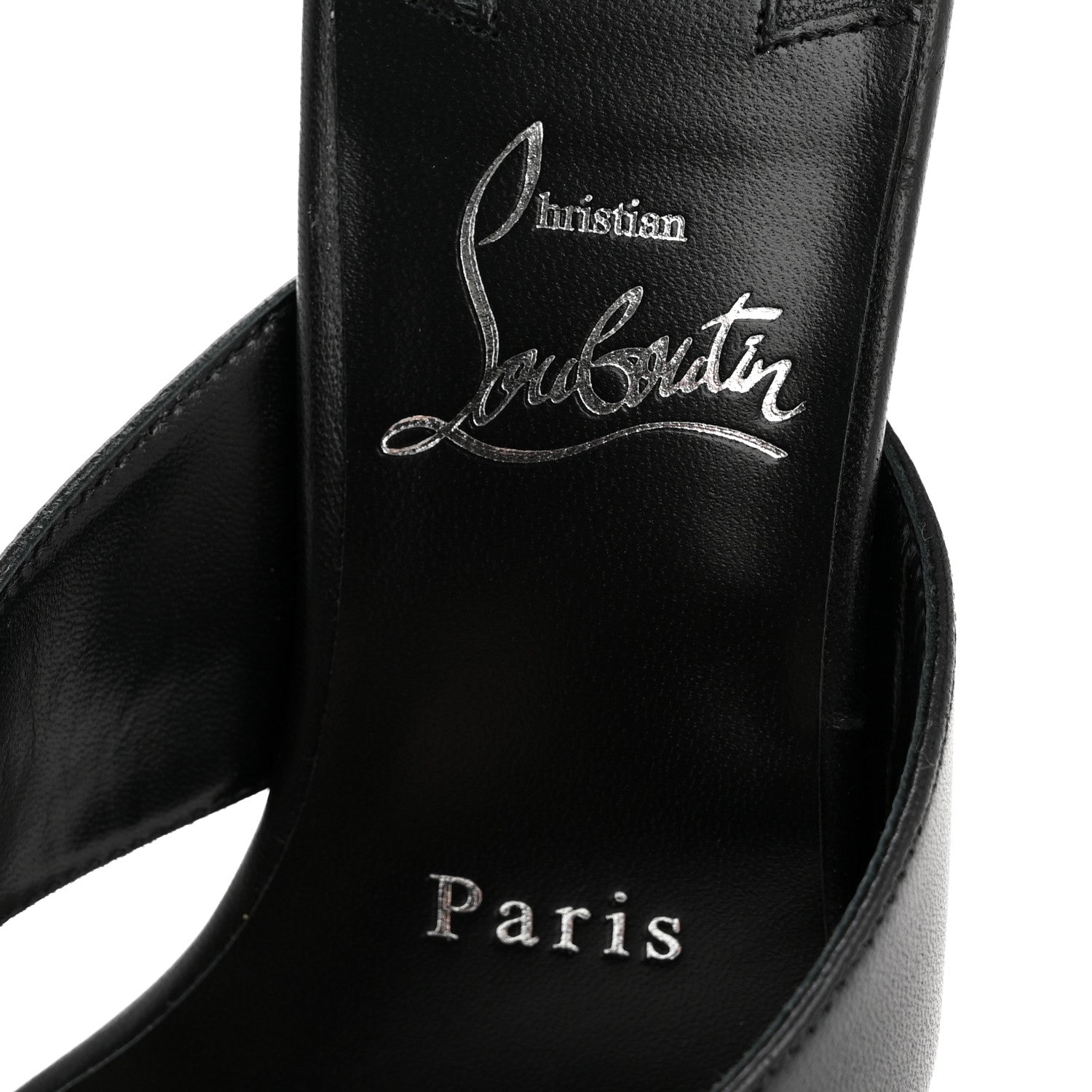Christian Louboutin Nappa Janetonga 55 Thong Sandals 36.5 Black 8 of 8