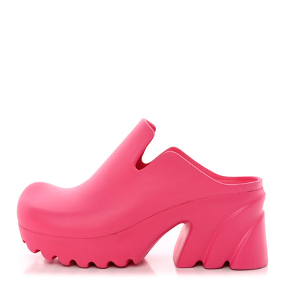 Bottega Veneta Rubber Flash 40/95mm Clogs 40 Cranberry 1 of 11