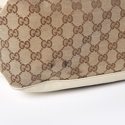 Gucci Monogram Medium Charlotte Hobo Off White 10 of 14