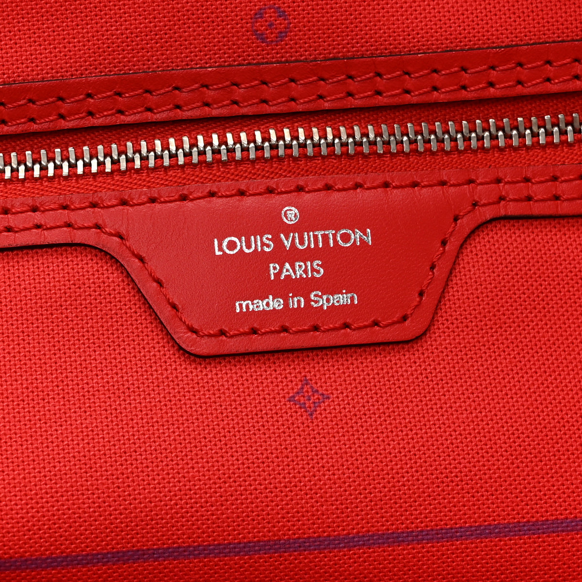 Louis Vuitton Monogram Escale Neverfull MM Rouge 7 of 11