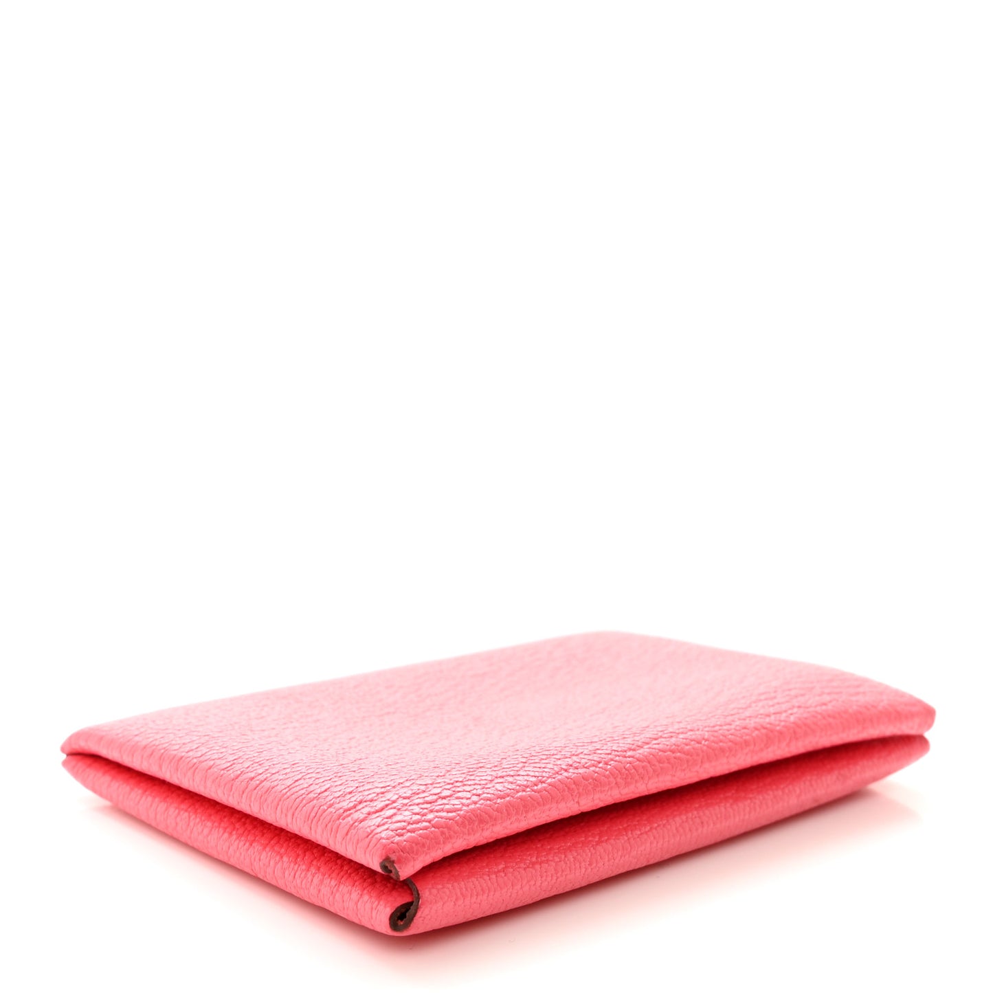 Chevre Mysore Calvi Card Case Rose Lipstick