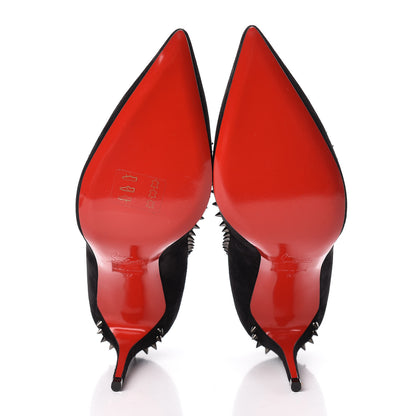 Christian Louboutin Veau Velours Anjalina 85 Pumps 37 Black 5 of 9