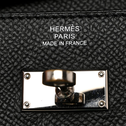 Hermes Epsom Kelly Longue Wallet Black 6 of 9