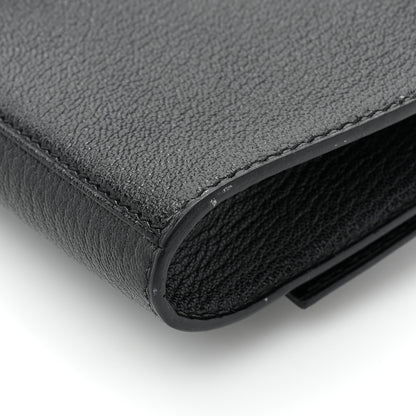 Hermes Chevre Mysore Medor 23 Clutch Black 11 of 12