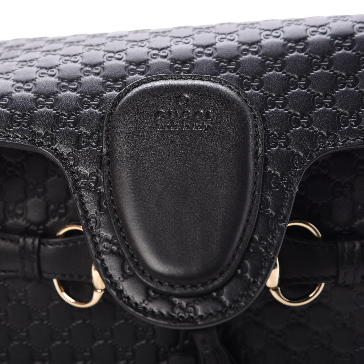 Gucci Microguccissima Medium Emily Chain Shoulder Bag Black 15 of 15