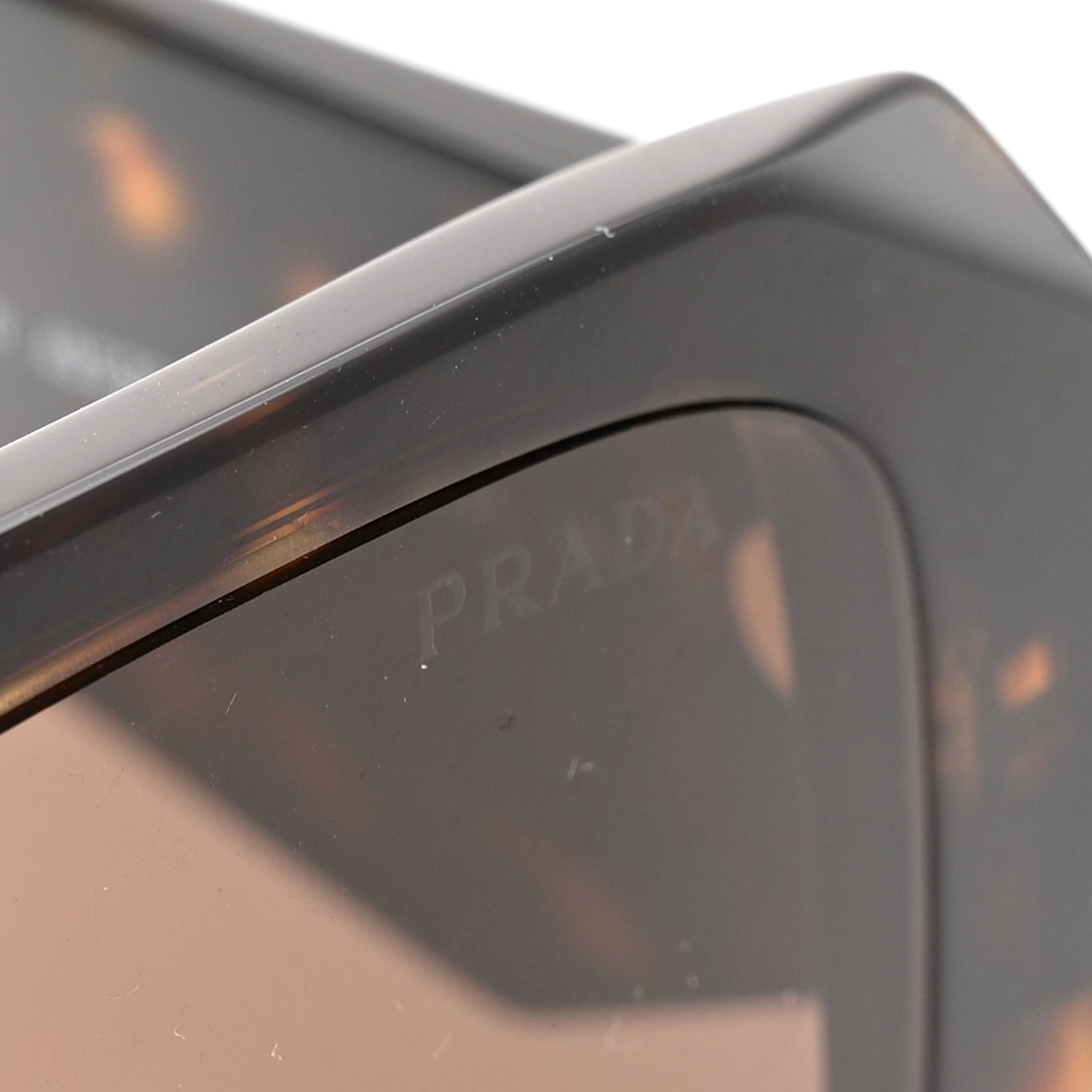 Prada Acetate Symbole Sunglasses SPR 17W Honey Tortoise 7 of 8