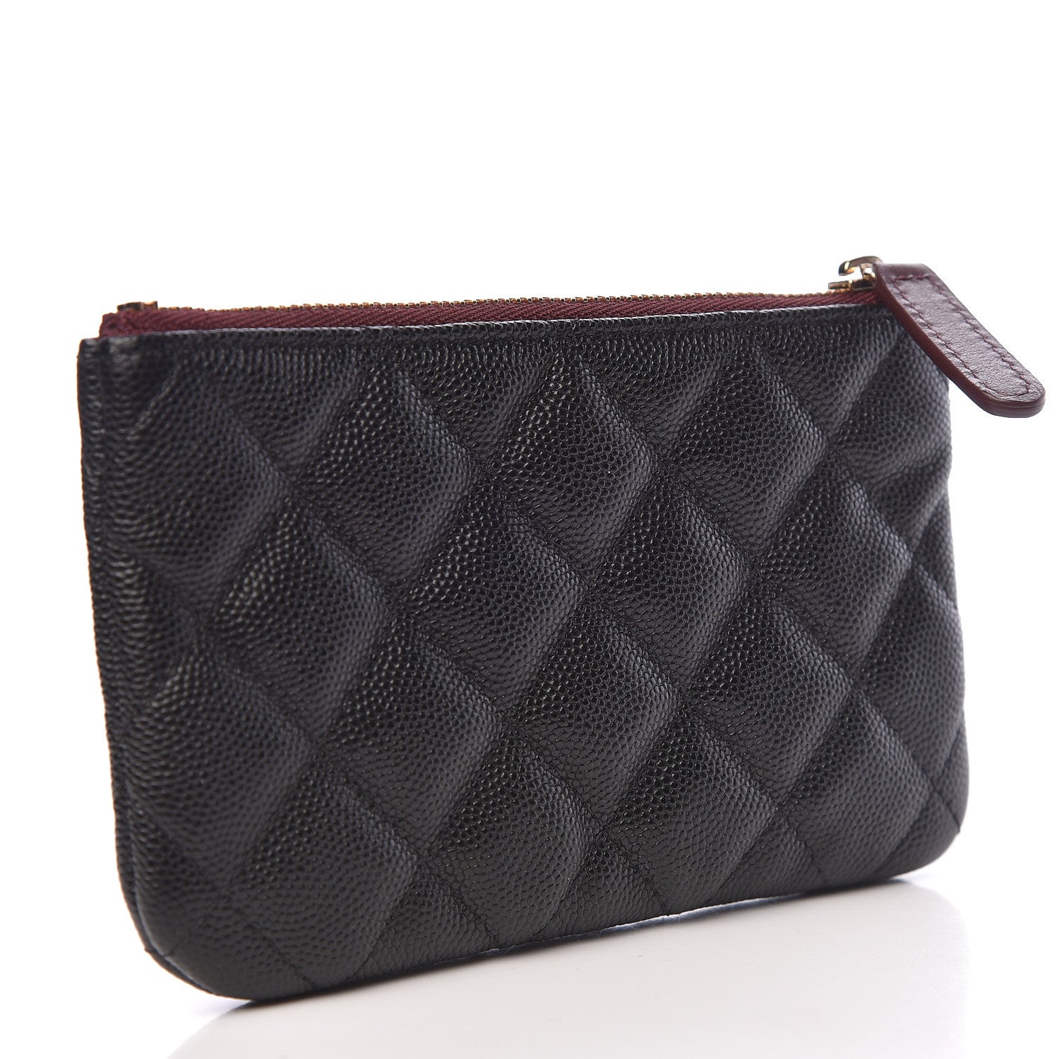 Chanel Caviar Quilted Small Cosmetic Case Black 3 of 8