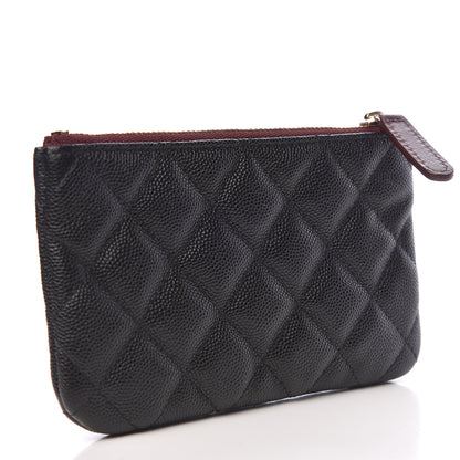 Chanel Caviar Quilted Small Cosmetic Case Black 3 of 8