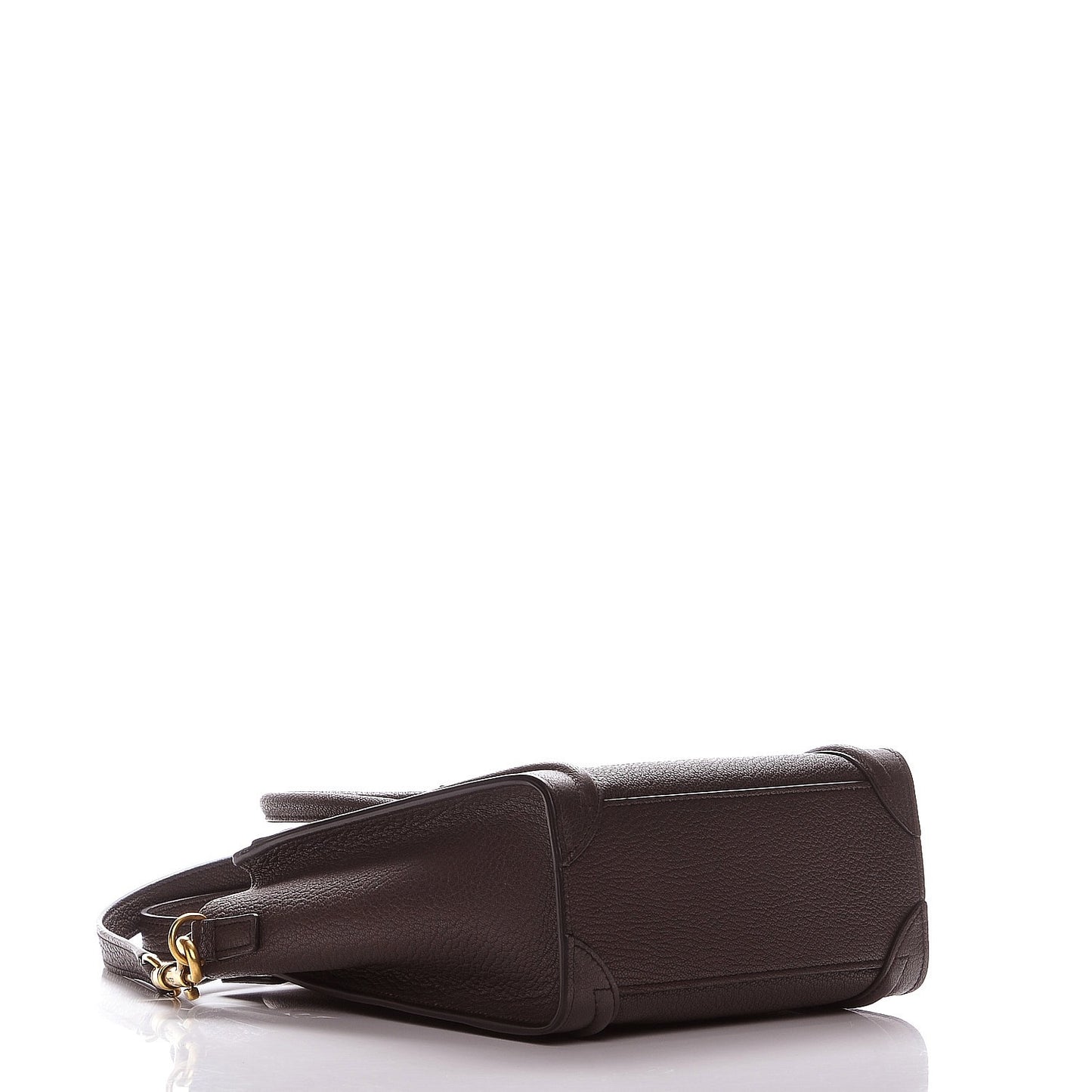 Goatskin Nano Luggage Dark Taupe