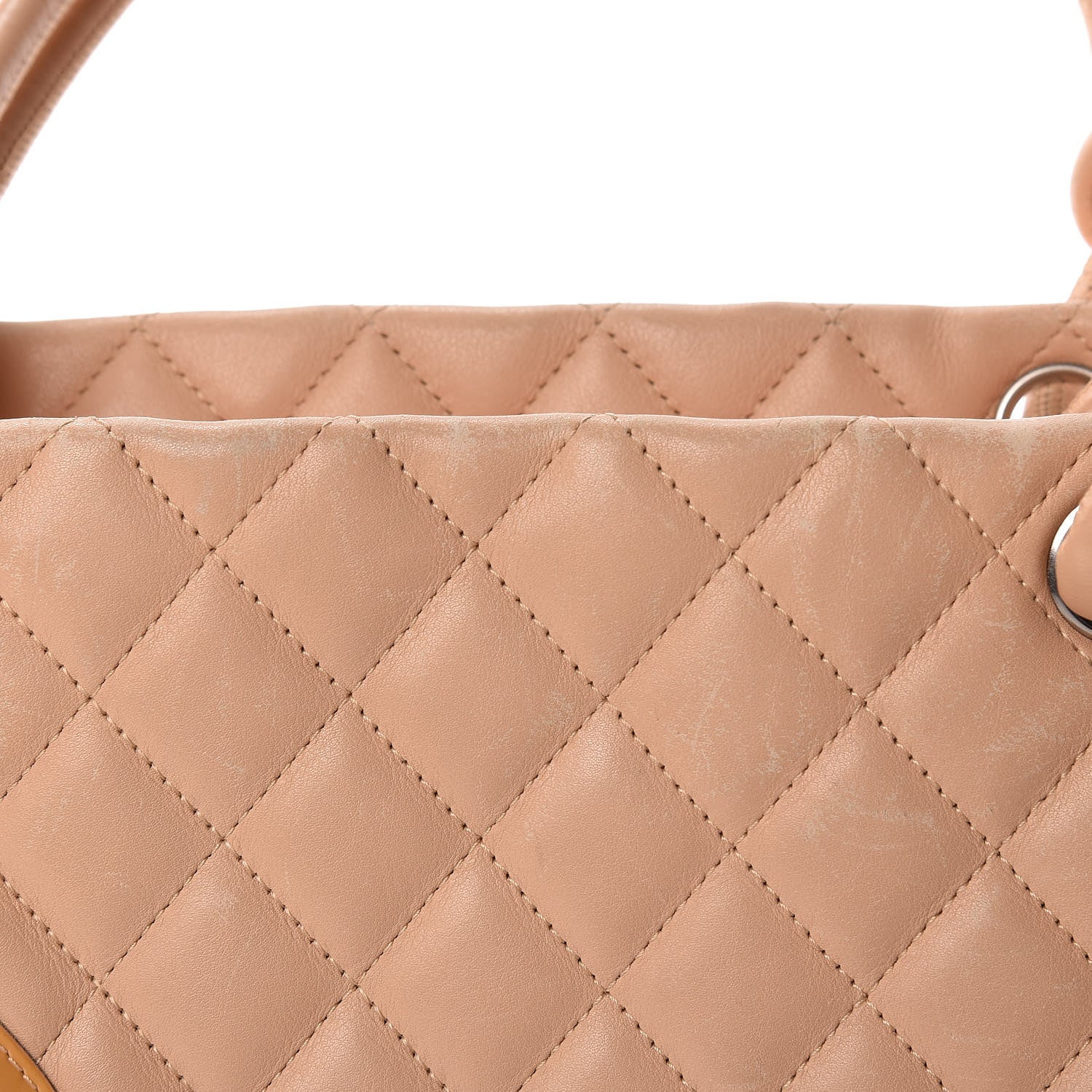 Chanel Calfskin Quilted Large Cambon Tote Beige 19 of 23