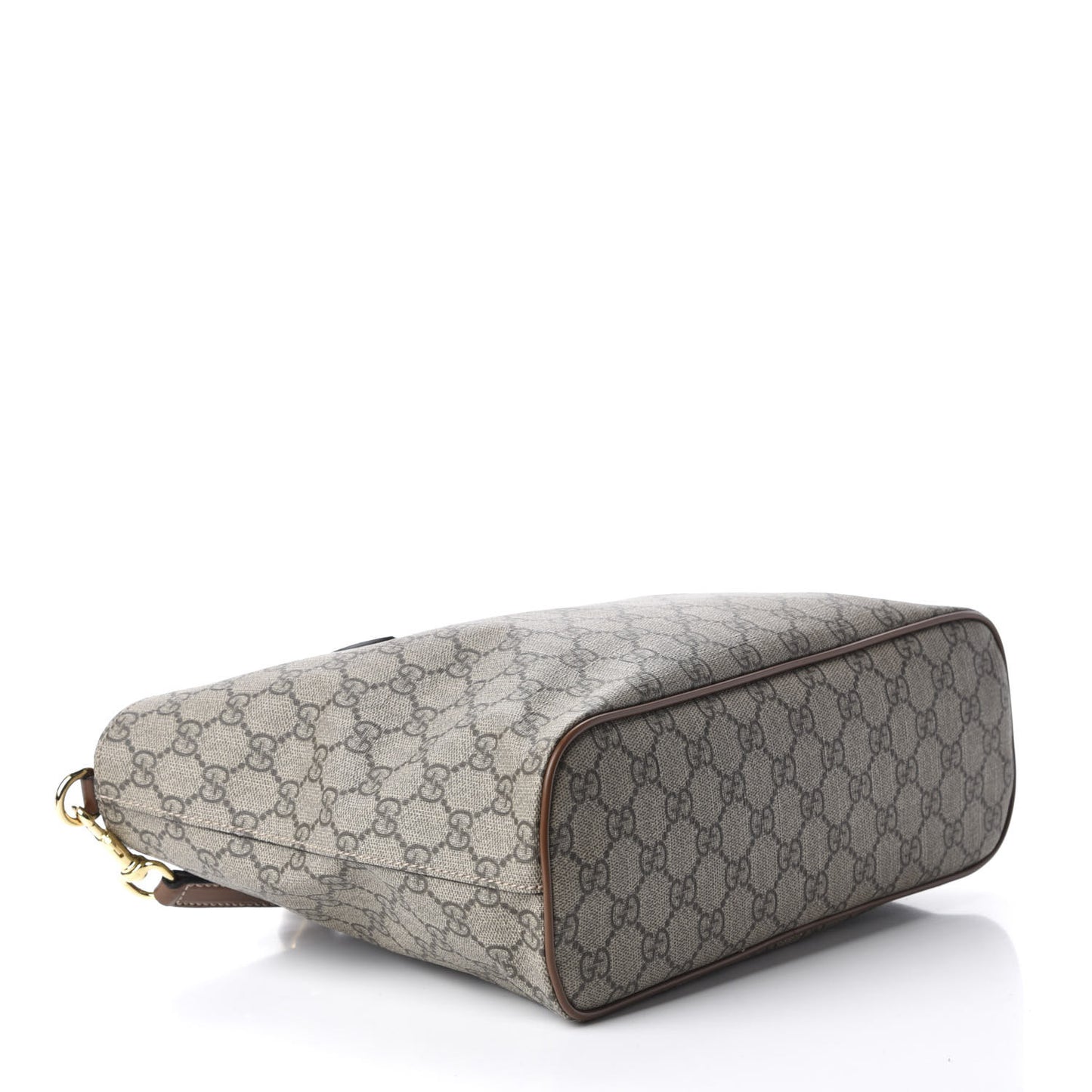 Soft GG Supreme Monogram Small Crossbody Tote Beige Cuir