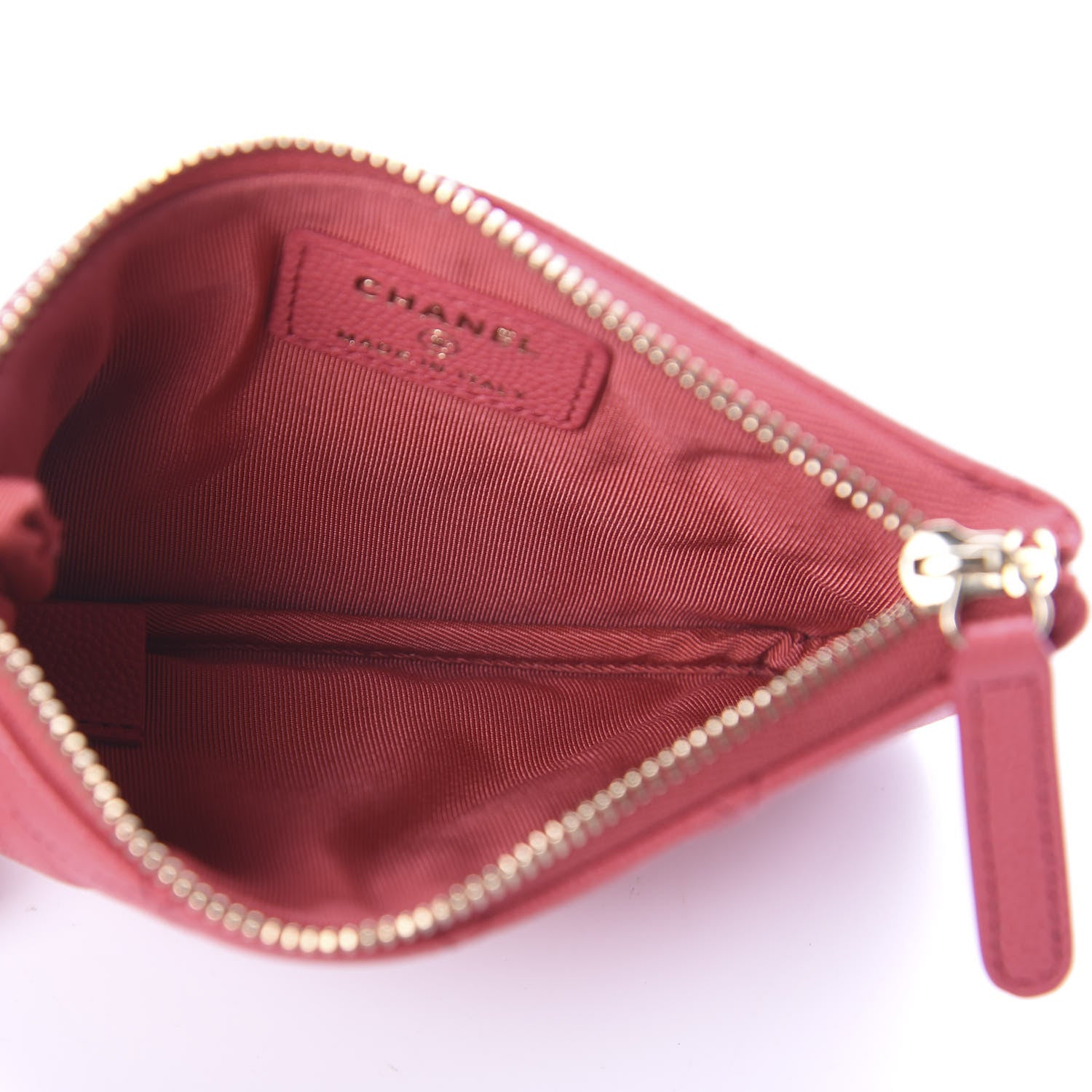 Chanel Caviar Quilted Small Cosmetic Case Pink 4 of 6