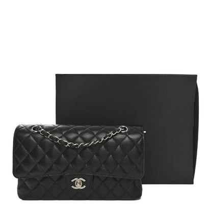 Chanel Caviar Quilted Medium Double Flap Black 11 of 11