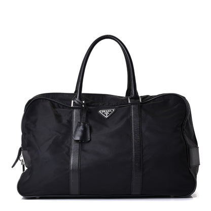Prada Tessuto Nylon Saffiano Duffle Black 1 of 7