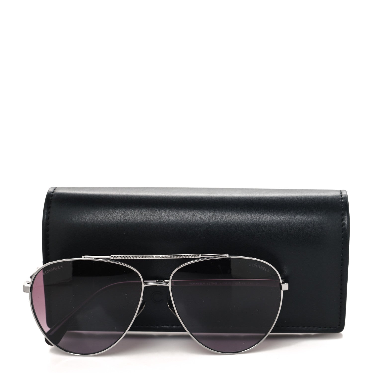 Chanel Metal Aviator Sunglasses 4279-B Silver 7 of 7