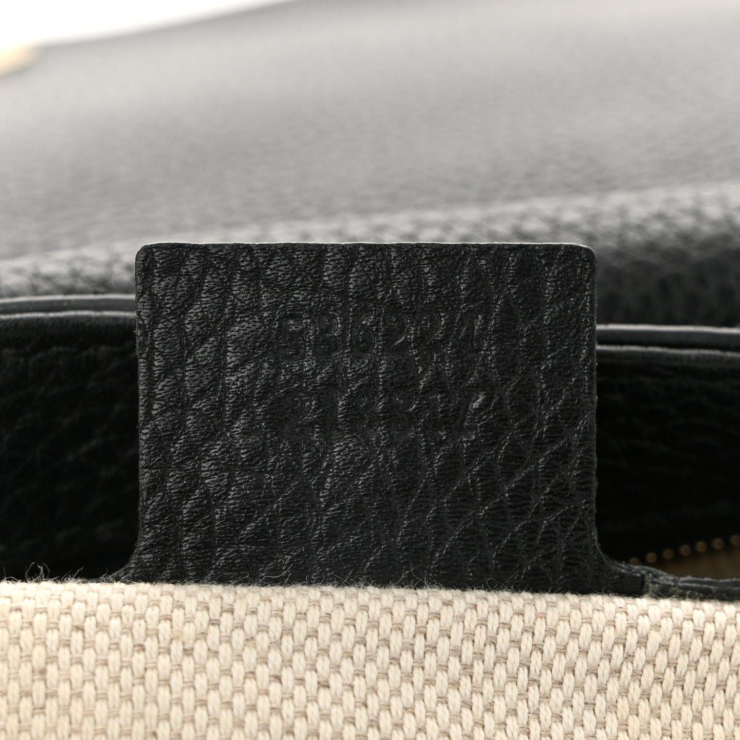 Pebbled Calfskin Medium Soho Flap Crossbody Black