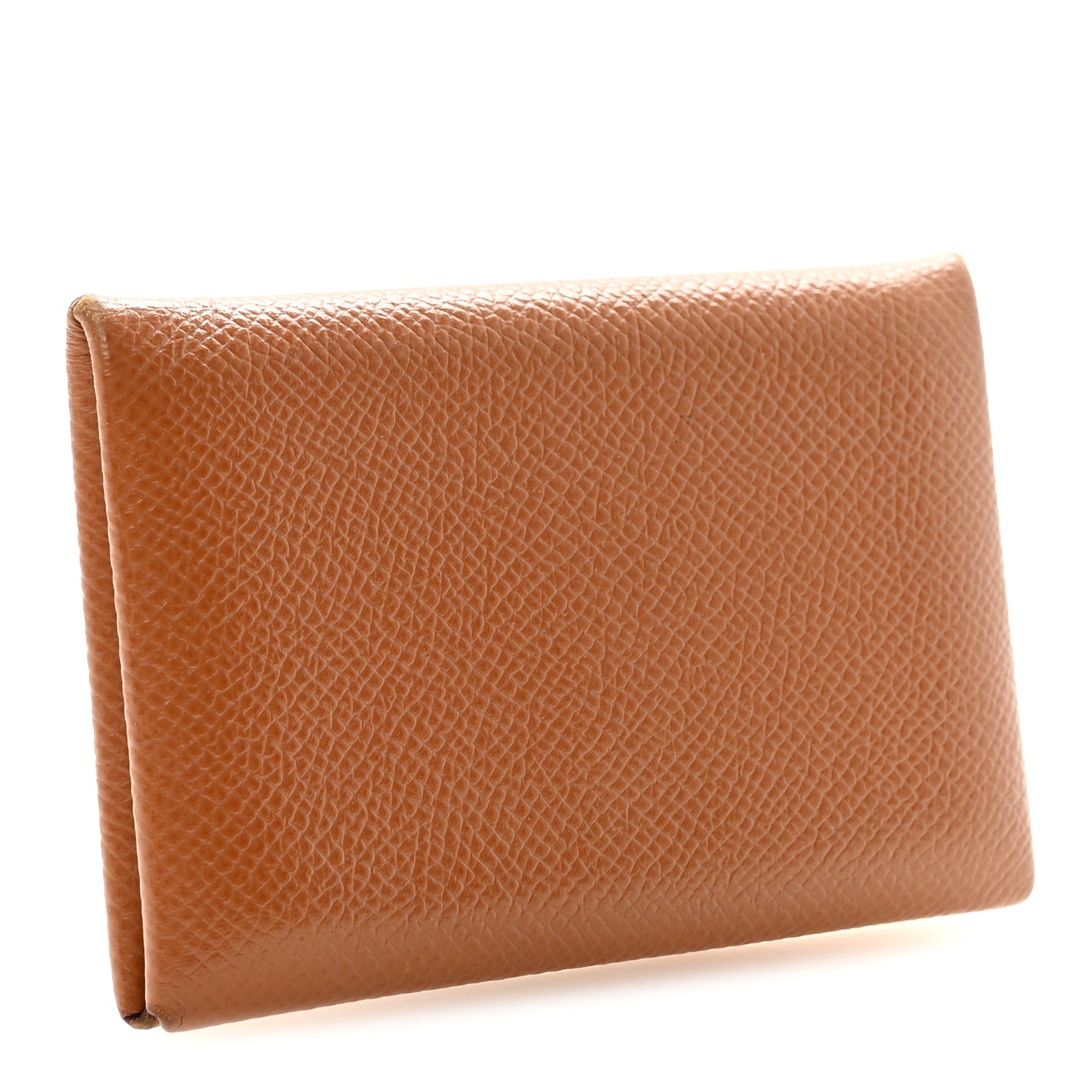 Hermes Epsom Calvi Card Case Gold 3 of 7