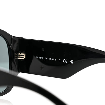 Chanel Acetate Crystal CC Shield Sunglasses 5466-B-A Black 6 of 6
