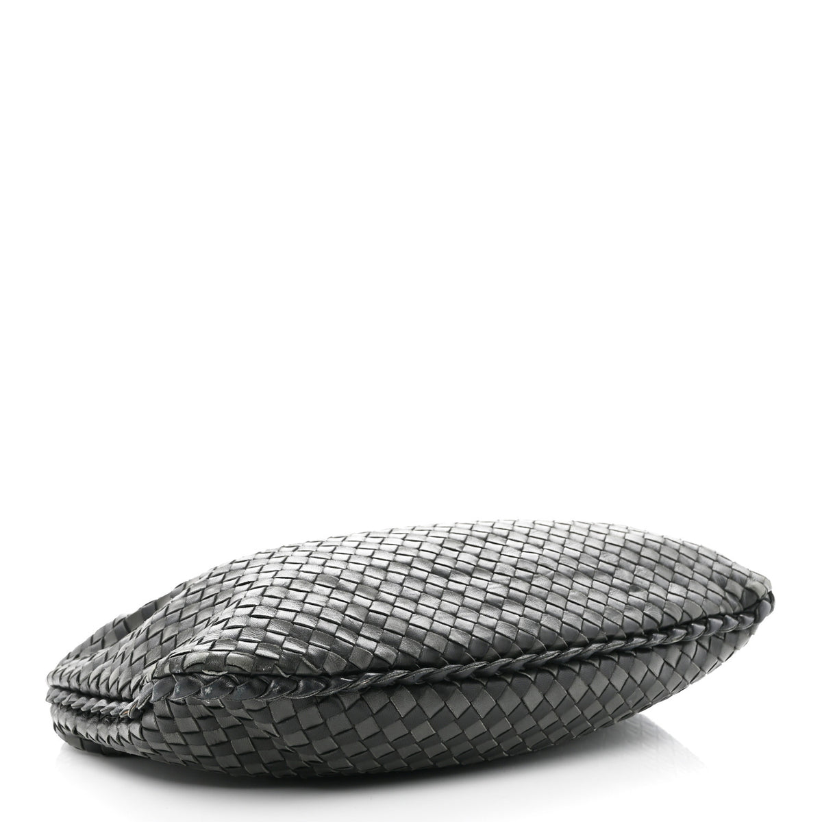 Bottega Veneta Nappa Intrecciato Bi-Color Medium Veneta Hobo Black Grey 4 of 11