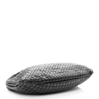 Bottega Veneta Nappa Intrecciato Bi-Color Medium Veneta Hobo Black Grey 4 of 11