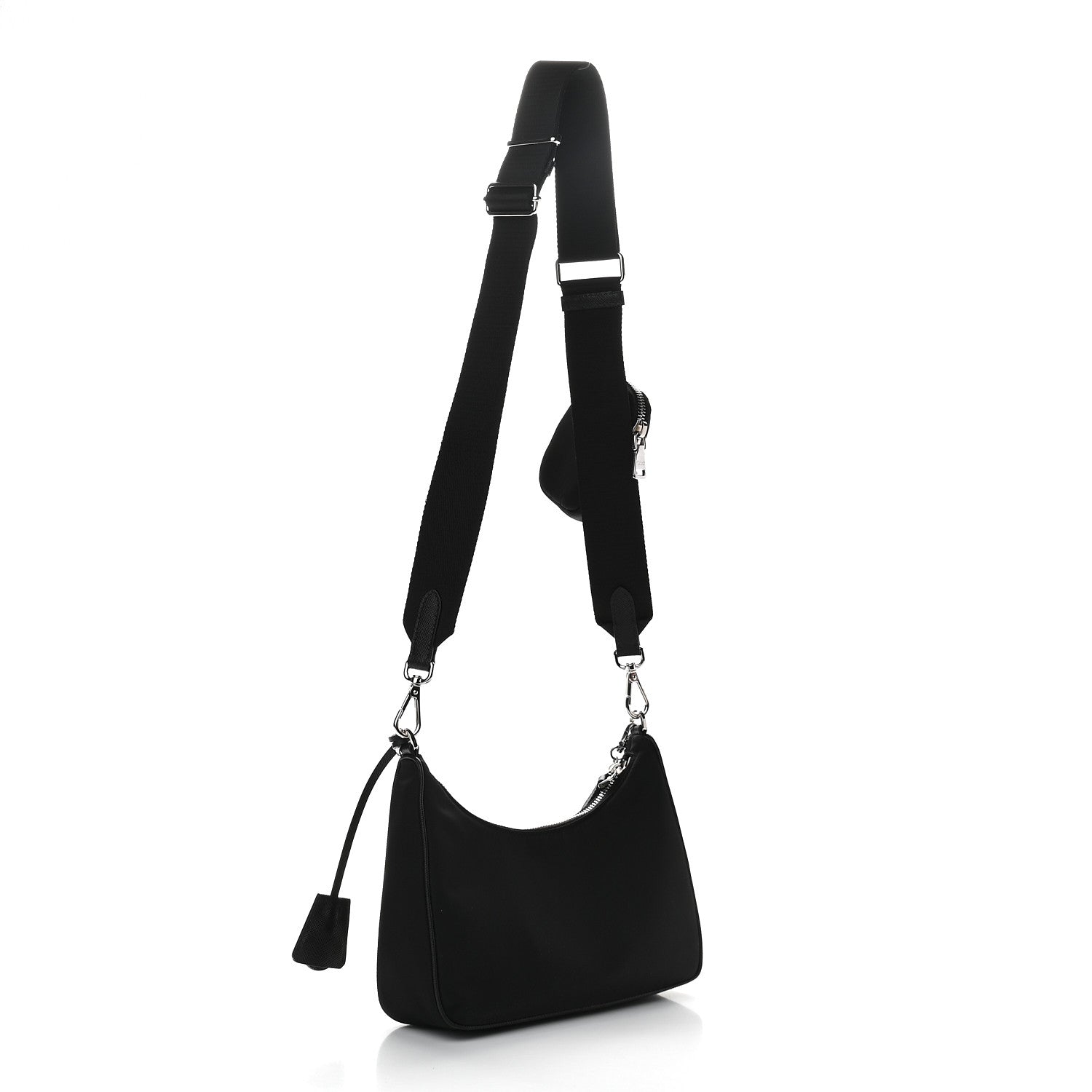 Prada Nylon Re-Edition 2005 Shoulder Bag Black 3 of 8