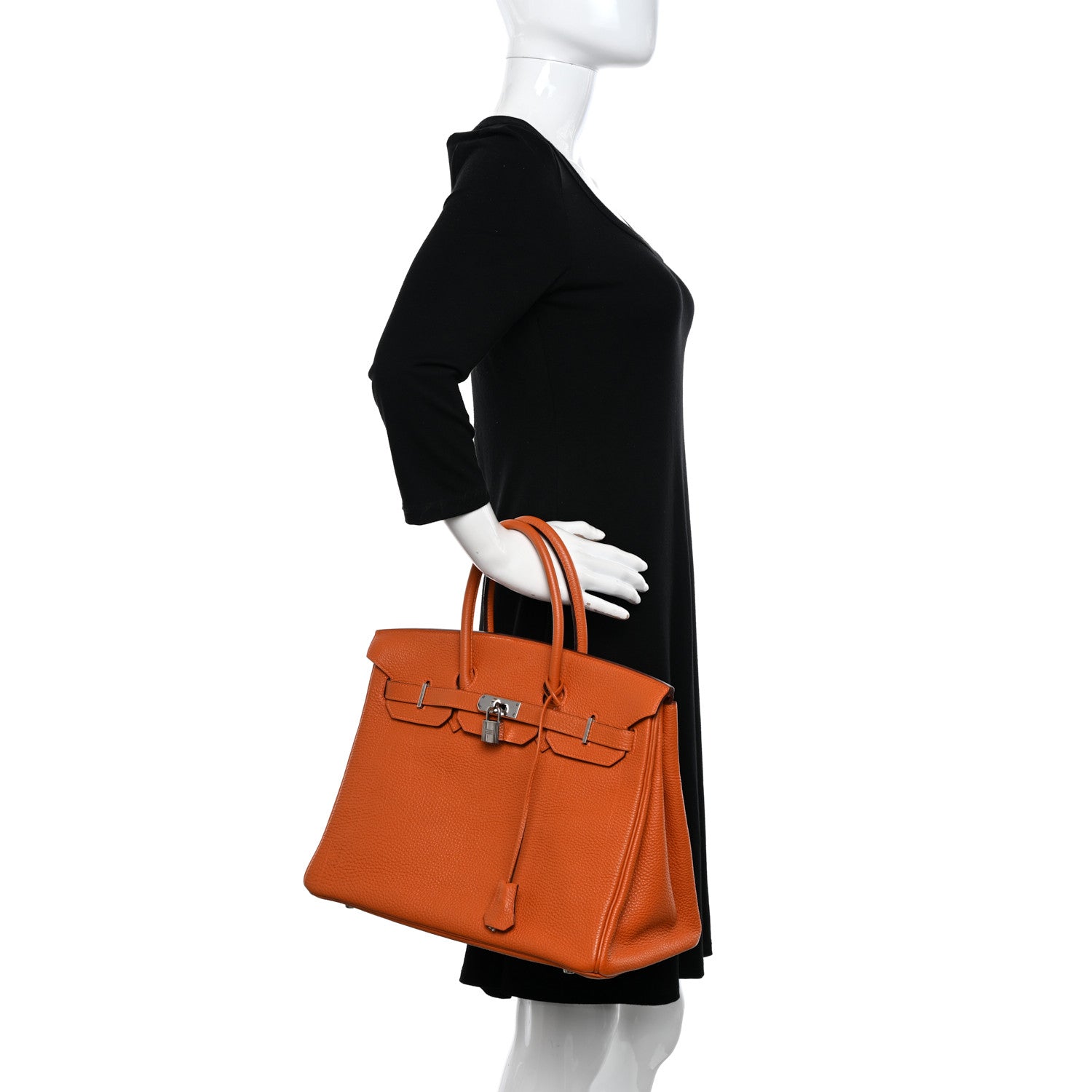 Hermes Togo Birkin 35 Orange 2 of 17