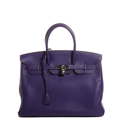 Hermes Togo Birkin 35 Iris 1 of 19