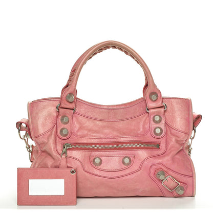 Balenciaga Agneau Giant 21 Silver Hardware City Pivoine 1 of 11