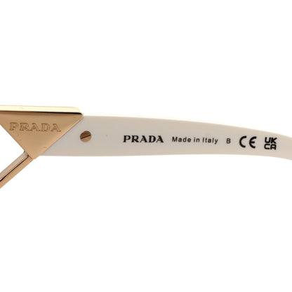 Prada Triangle Sunglasses SPR 21Y Tortoise White 6 of 8
