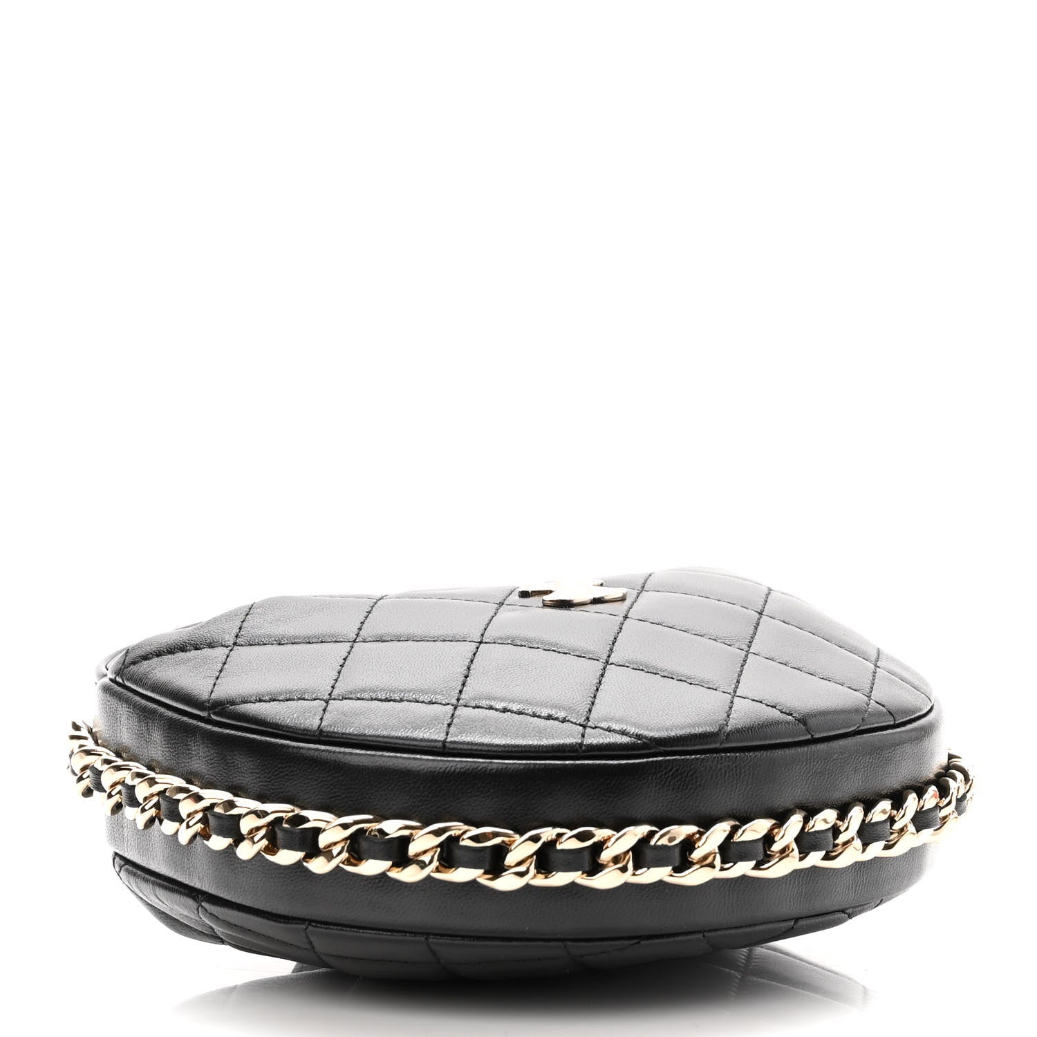 Chanel Quilted Chain Around Pouch Black 4 of 10