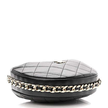 Chanel Quilted Chain Around Pouch Black 4 of 10